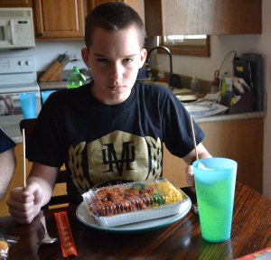 and after church it was his favorite Chinese for lunch